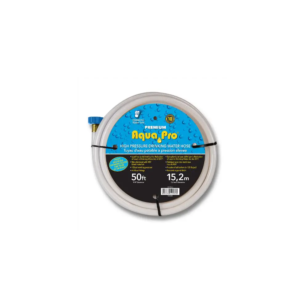 Fresh Water Hose - 5/8" 50ft - AQUW20867
